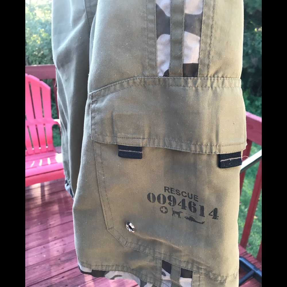A.P.C.O. SURPLUS GOODS CAMOUFLAGE BIG BOY SHORTS - Picture 4 of 8